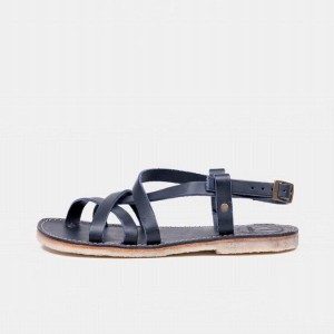 Men's Duckfeet Bornholm Sandals Navy | NZ RPAS36258