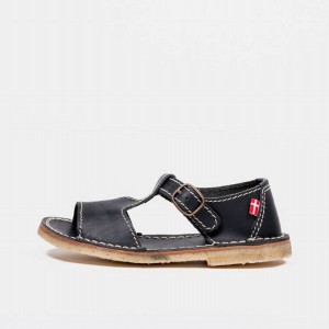 Men's Duckfeet Samso Sandals Black | NZ MLWS98146