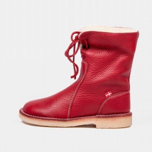 Women's Duckfeet Arhus Boots Red | NZ VLEF30486