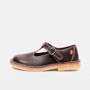 Women's Duckfeet Lolland Mary Jane Shoes Chocolate | NZ AWCQ82397