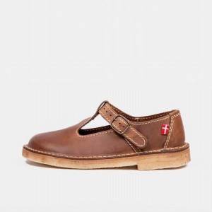 Women's Duckfeet Lolland Mary Jane Shoes Brown | NZ UXWN91863