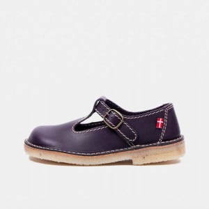 Women's Duckfeet Lolland Mary Jane Shoes Purple | NZ IDTL37091