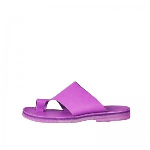 Women's Duckfeet Mando Sandals Purple | NZ ZKFY54207
