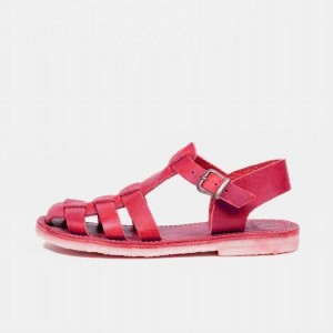 Women's Duckfeet Ringkobing Sandals Red | NZ QZAJ46305