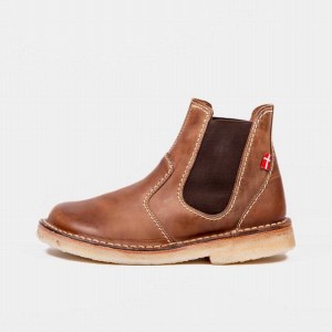 Women's Duckfeet Roskilde Chelsea Boots Brown | NZ EFZS95413