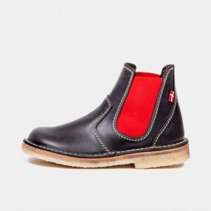 Women's Duckfeet Roskilde Chelsea Boots Black | NZ FMSL48759