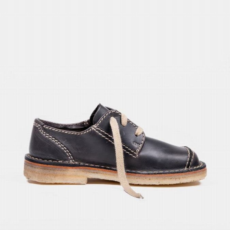 Men's Duckfeet Fyn Lace Up Shoes Black | NZ ZFAE79546