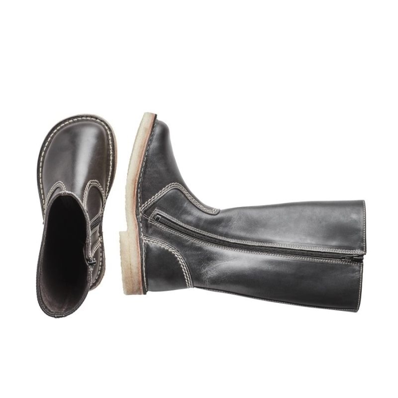 Men's Duckfeet Kobenhavn Boots Black | NZ BSRY09761