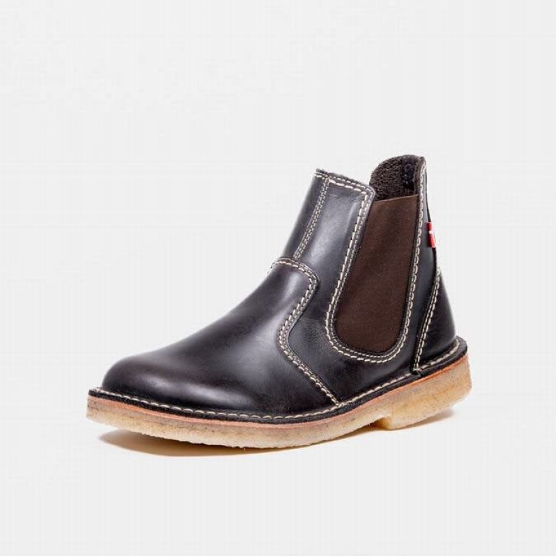 Men's Duckfeet Roskilde Chelsea Boots Black | NZ PBTH52109