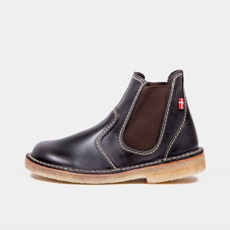Men\'s Duckfeet Roskilde Chelsea Boots Black | NZ PBTH52109