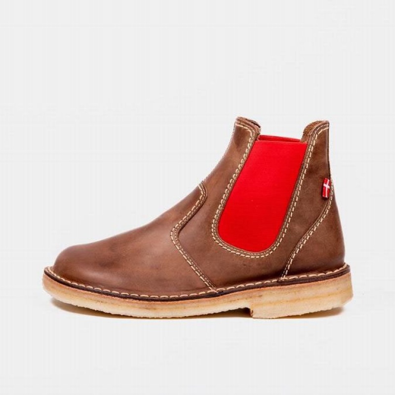 Men\'s Duckfeet Roskilde Chelsea Boots Brown | NZ GATH13604