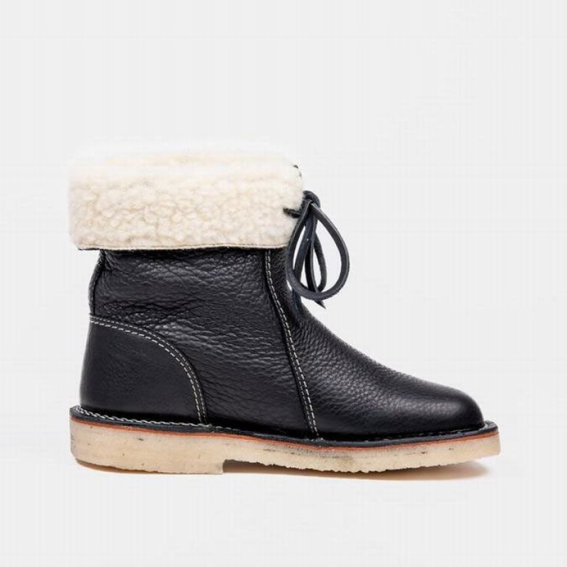 Women's Duckfeet Arhus Boots Black | NZ BJWT56748