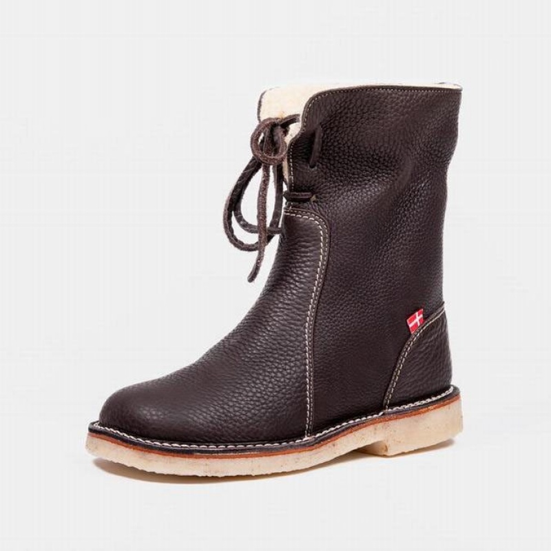 Women's Duckfeet Arhus Boots Chocolate | NZ VWNS51428
