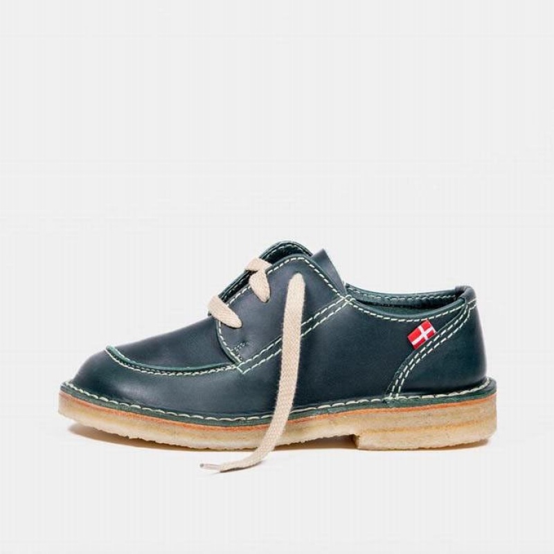 Women\'s Duckfeet Fyn Lace Up Shoes Green | NZ IJXF40859