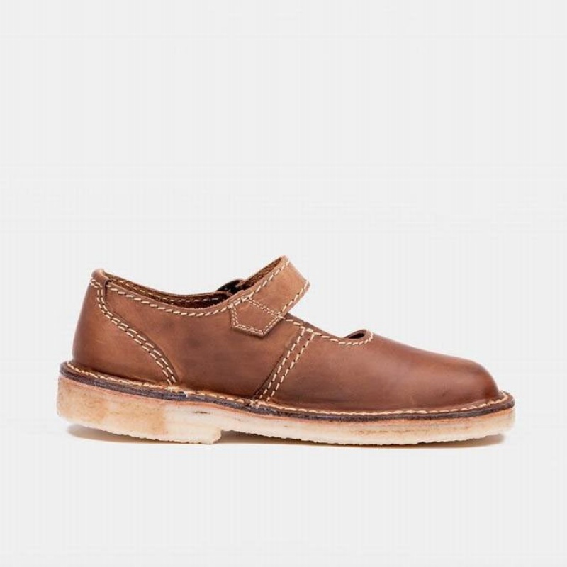 Women's Duckfeet Himmerland Mary Jane Shoes Brown | NZ OYTF36275