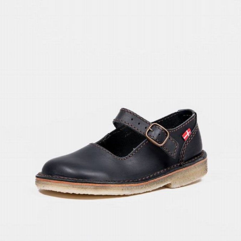 Women's Duckfeet Himmerland Mary Jane Shoes Black | NZ HEMJ61398