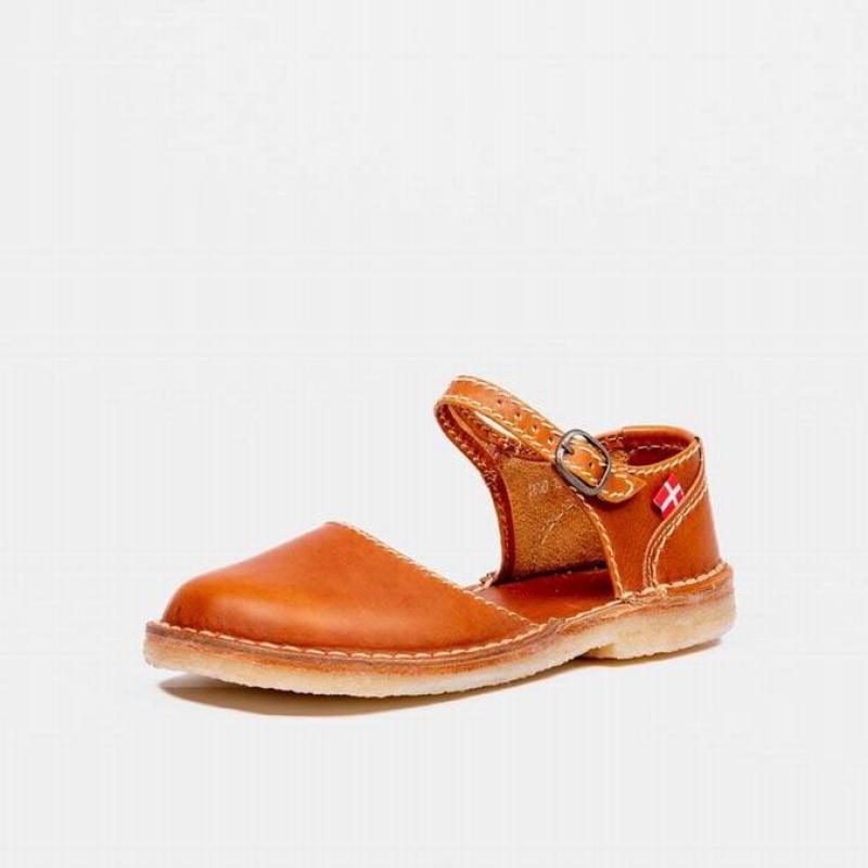 Women's Duckfeet Mols Mary Jane Shoes Brown | NZ QAGE35479