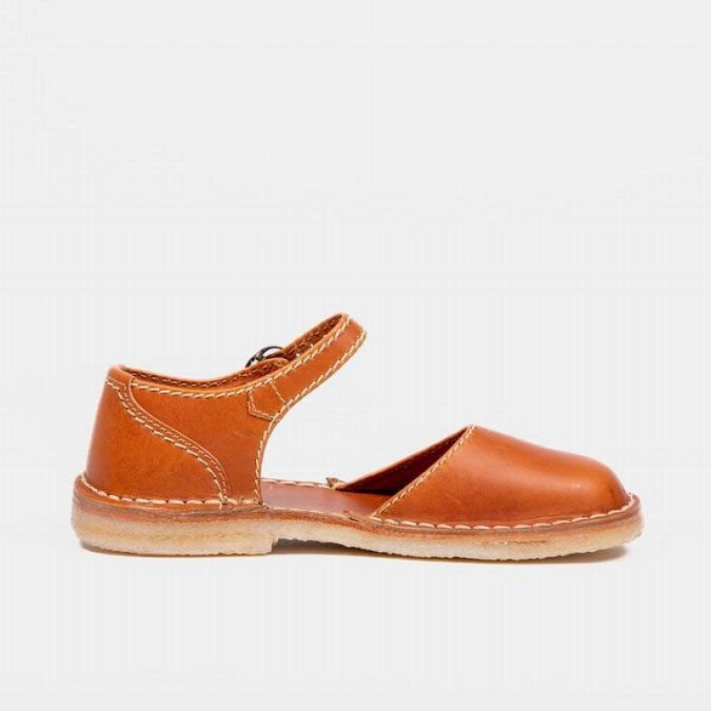Women's Duckfeet Mols Mary Jane Shoes Brown | NZ QAGE35479
