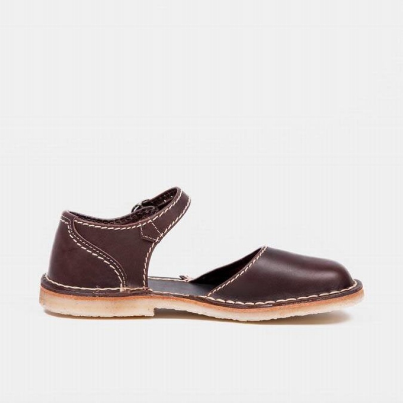 Women's Duckfeet Mols Mary Jane Shoes Chocolate | NZ JBQW87150