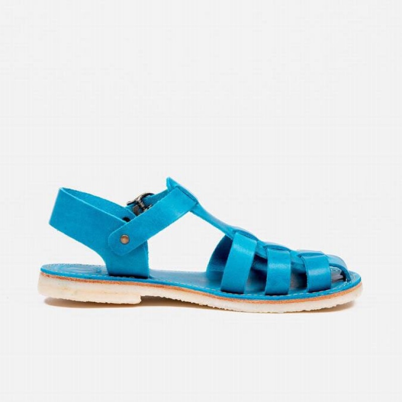 Women's Duckfeet Ringkobing Sandals Blue | NZ TYEH95460