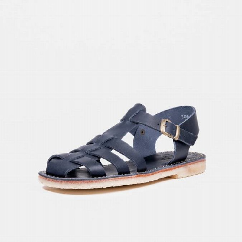 Women's Duckfeet Ringkobing Sandals Navy | NZ UNBV92136