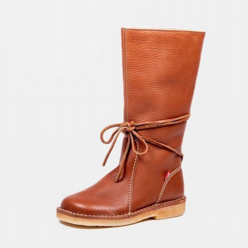 Women's Duckfeet Silkeborg Boots Brown | NZ JBKQ13024