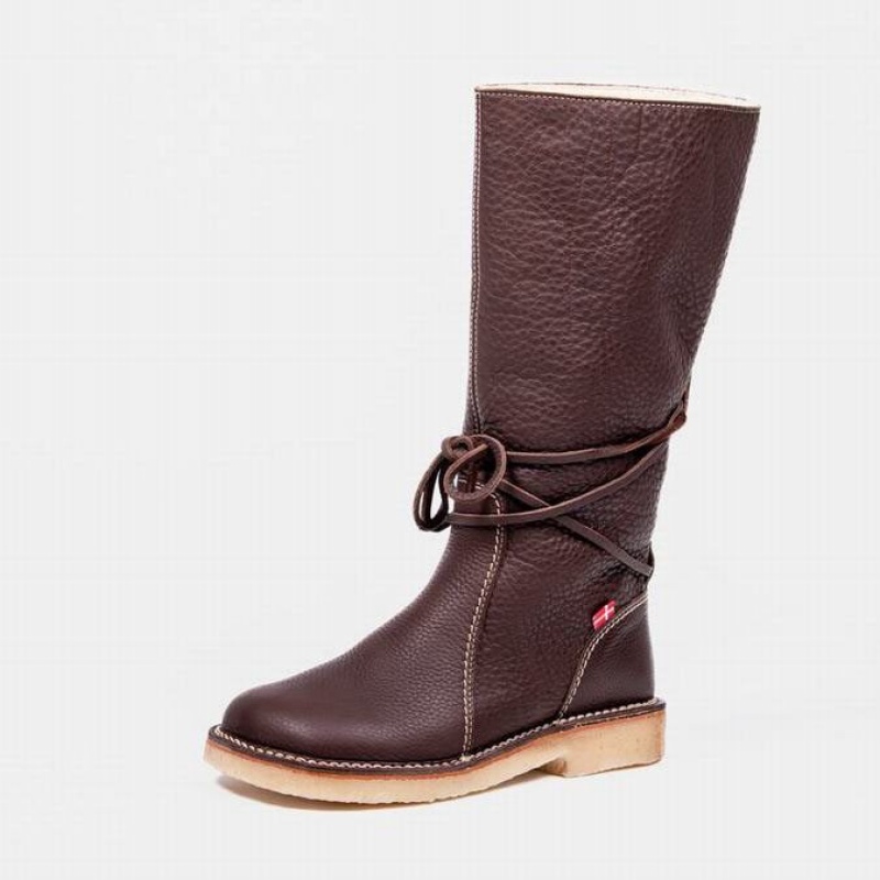 Women's Duckfeet Silkeborg Boots Chocolate | NZ LPMA30849