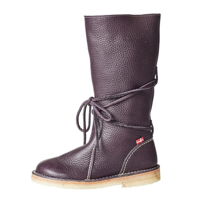 Women\'s Duckfeet Silkeborg Boots Purple | NZ GLIP68594