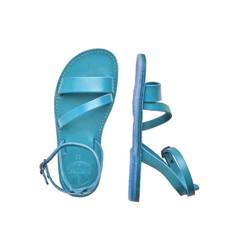 Women's Duckfeet Skaerbaek Sandals Turquoise | NZ APYN68419